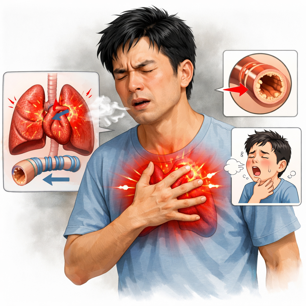 胸悶呼吸不順怎麼辦？專業醫師詳解原因，讓你別再亂掛號！